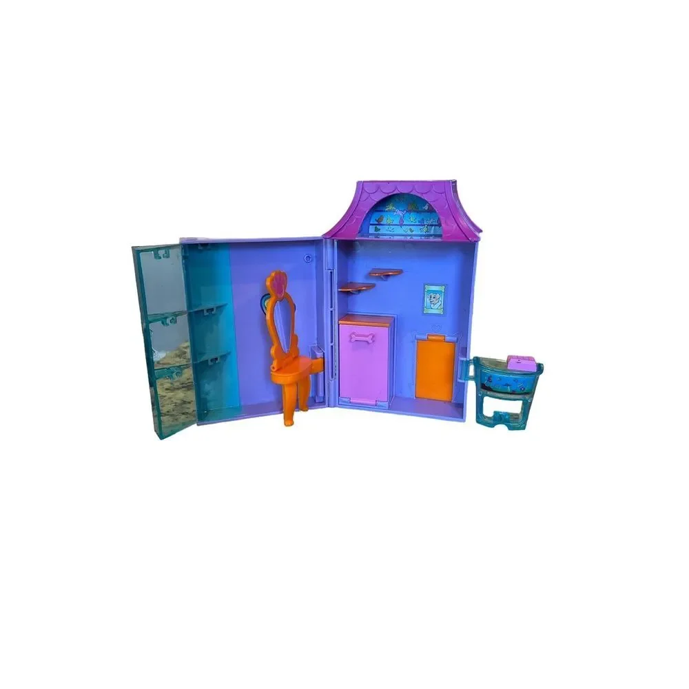 Polly‎ Pocket Pet Salon Groomer Store House Playset W/doll